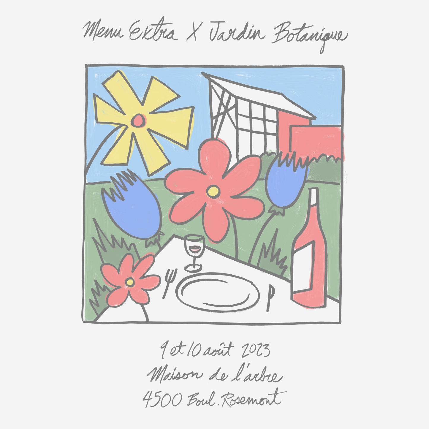 August 2023 - Extra Menu X Botanical Garden