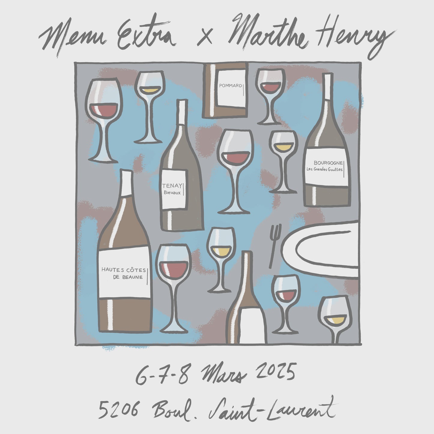 Menu Extra x Marthe Henry