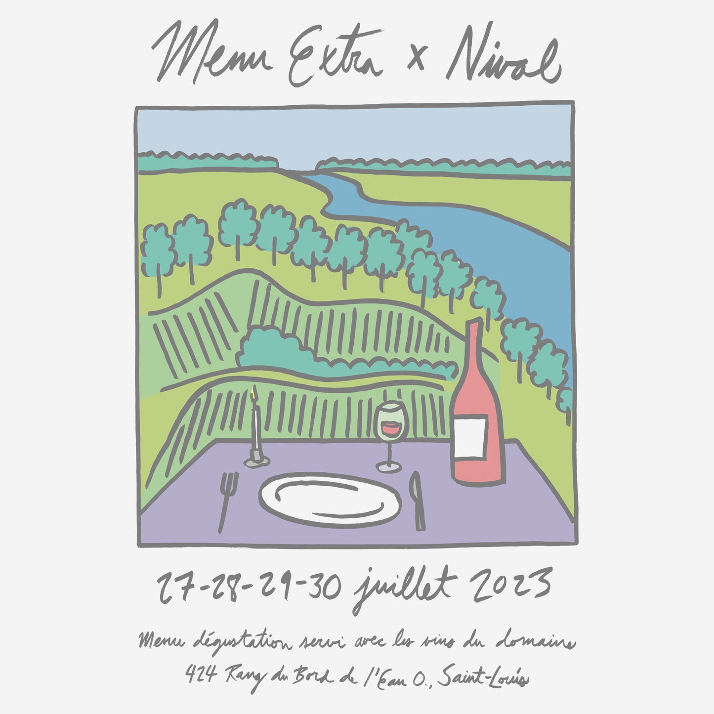 Menu Extra X Domaine du Nival