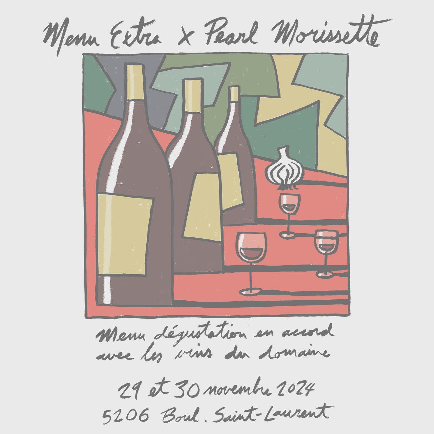 November 2024 - Extra Menu X Pearl Morissette