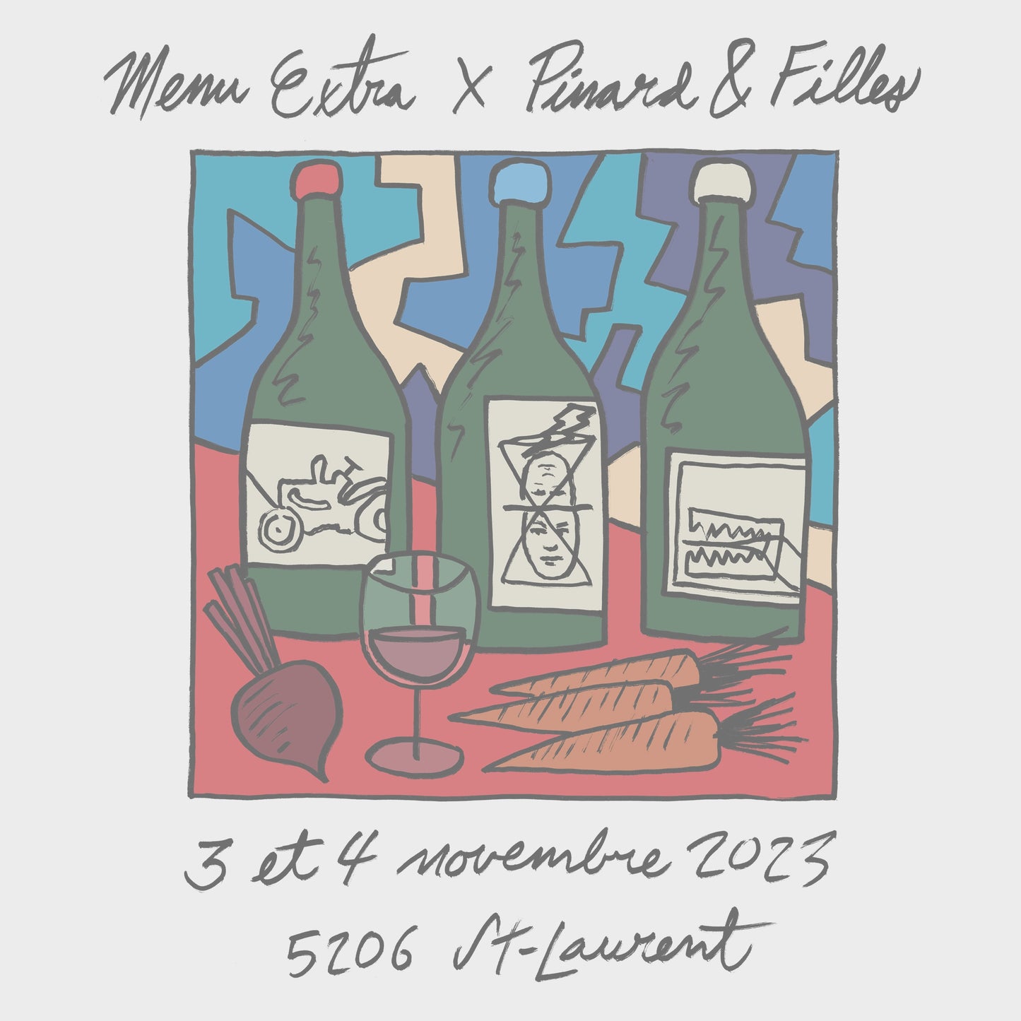 November 2023 - Extra Menu x Pinard & Filles