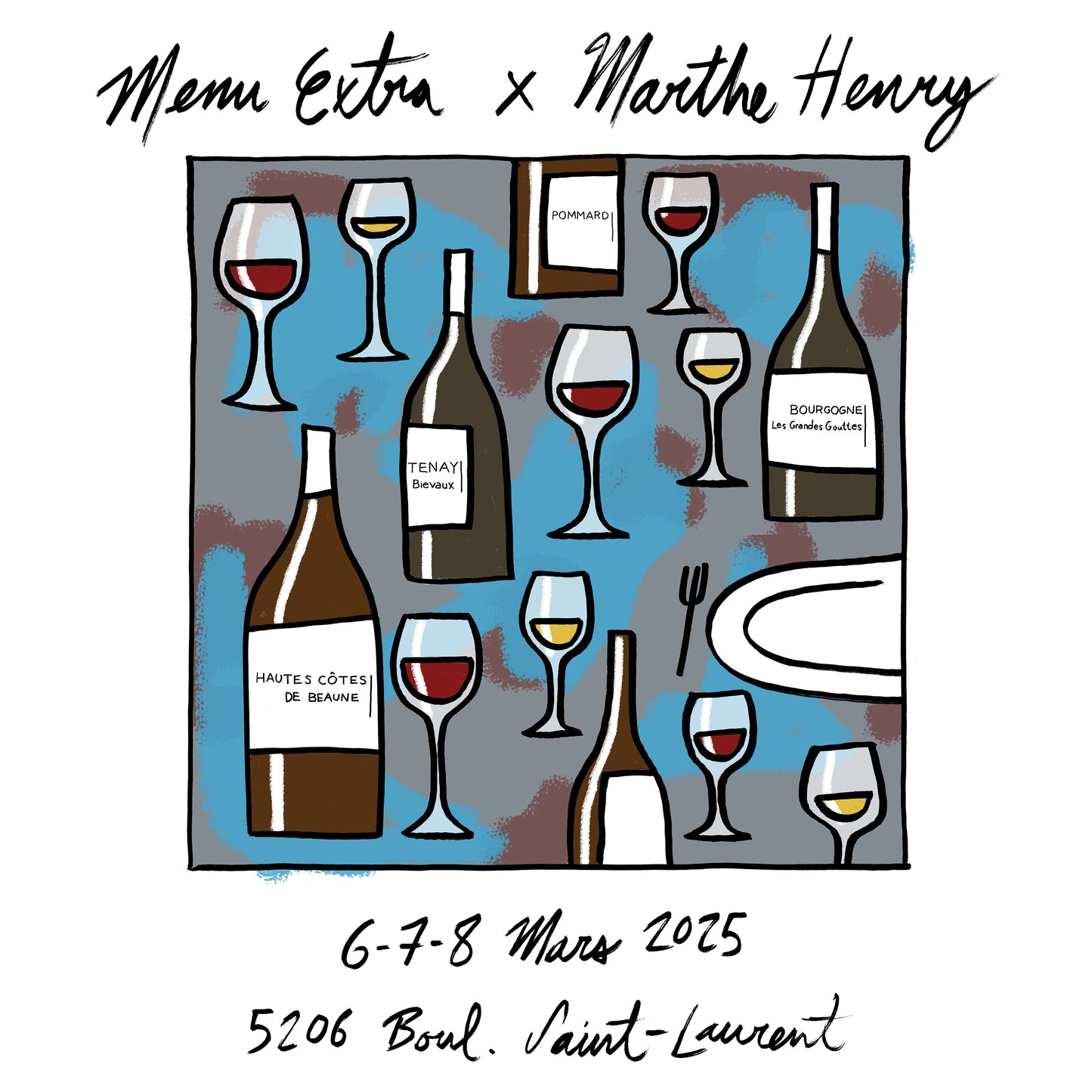 Menu Extra x Marthe Henry